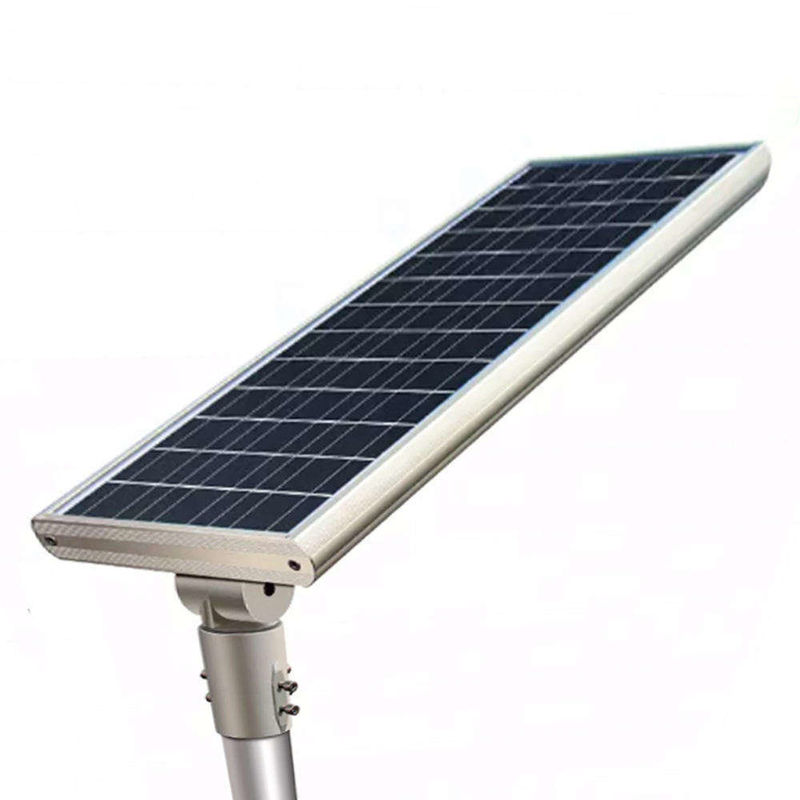 Éclairage extérieur 100w Solar Street Light avec 80 indice de rendu des couleurs et 120° angle de faisceau