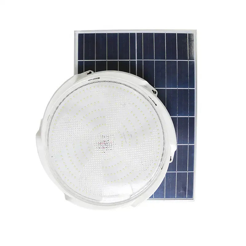 20-300w Intelligent Solar Led Ceiling Light avec panneau solaire pour l'intérieur et l'extérieur