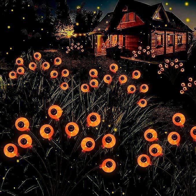 Lumière de jardin en plein air LED Solar Eyeball Lumière pour l'Halloween