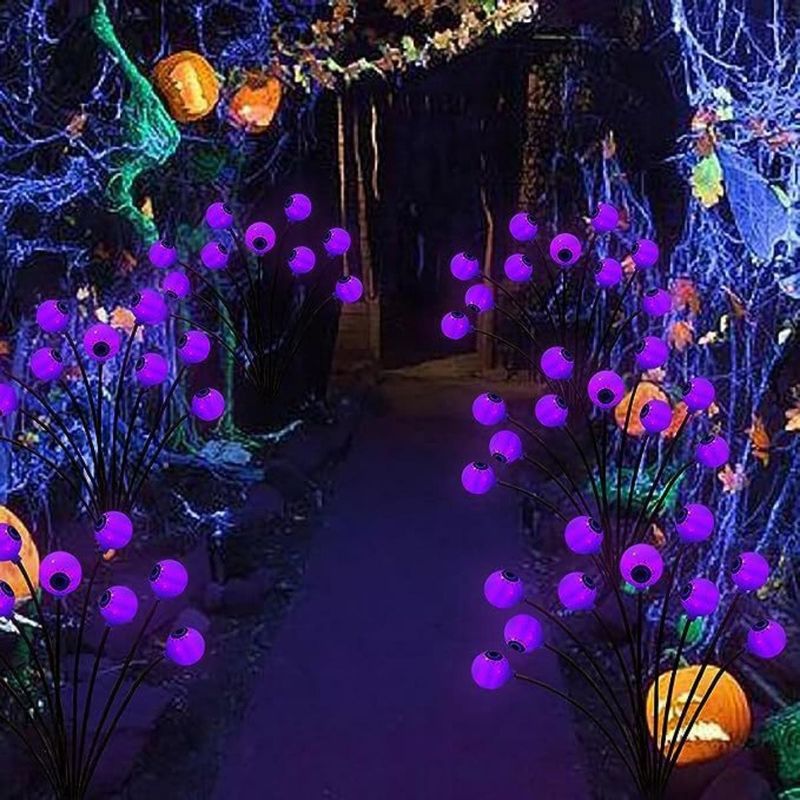 Lumière de jardin en plein air LED Solar Eyeball Lumière pour l'Halloween