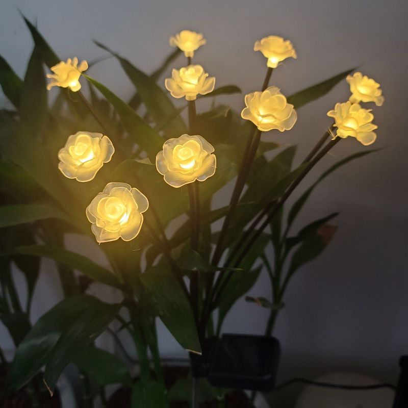 Lumière solaire étanche à l'eau à l'extérieur Lumière de luciole solaire pour jardin Deco extérieure de pelouse