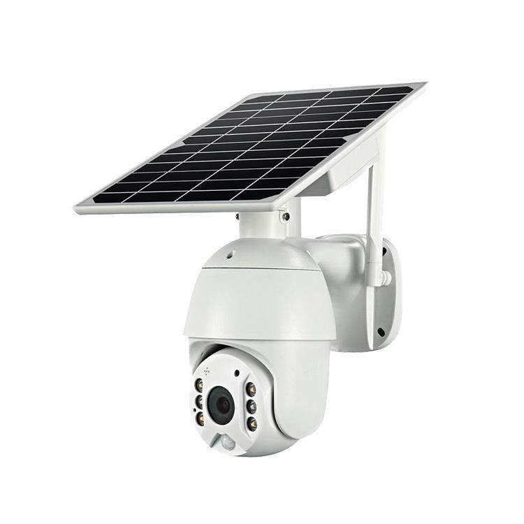 Mode d'alimentation réseau WiFi/4G Lumière solaire avec caméra de vidéosurveillance pour l'éclairage extérieur