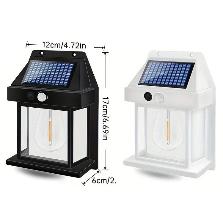 Service d'éclairage de jardin Lumière LED murale solaire avec température de couleur 6000K CCT
