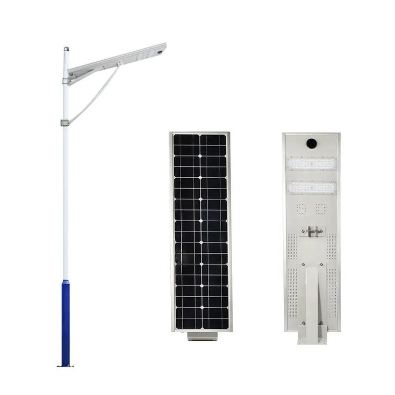 30W 40W 120W tout en un IP65 batterie au lithium alimenté par auto-nettoyage lumière solaire de rue