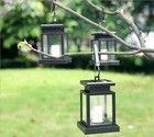 Une lumière solaire de paysage pour l'atmosphère rétro extérieure imperméable à l'eau bougie lumière jardin