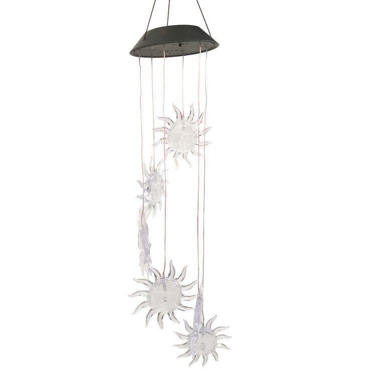 Lampe d'extérieur à changement de couleur à LED à énergie solaire