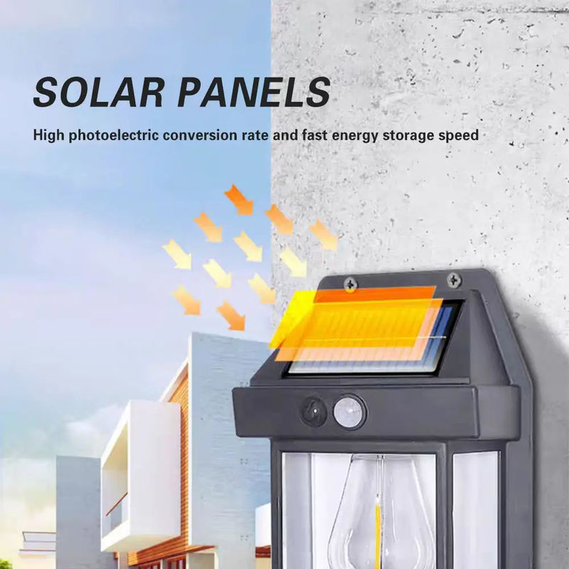 Panneau solaire lumière extérieure lampe à LED solaire avec capteur de mouvement