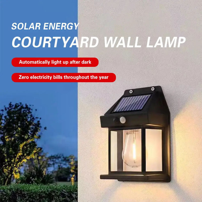 Panneau solaire lumière extérieure lampe à LED solaire avec capteur de mouvement