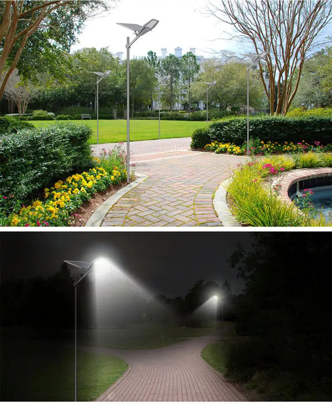 Lampes solaires à LED 300w 400w 500w 200lm/W Ip66 Lampes solaires éclairage commercial