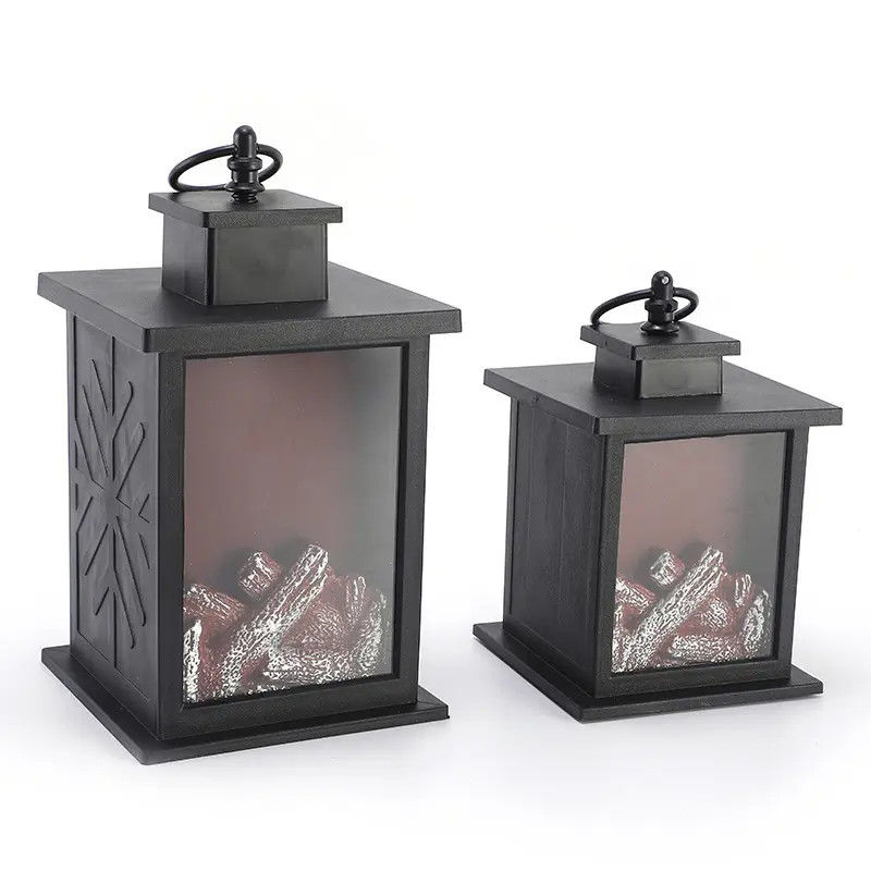 Lampe à flamme de simulation pour la décoration de la pièce Des lumières suspendues à LED de Noël 3 * AA Batterie 0,4 kg