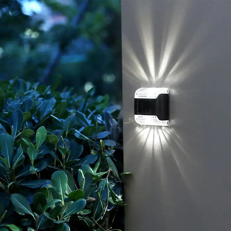 80 luminaires solaires lampe murale LED lampes solaires pour la décoration de jardin extérieur