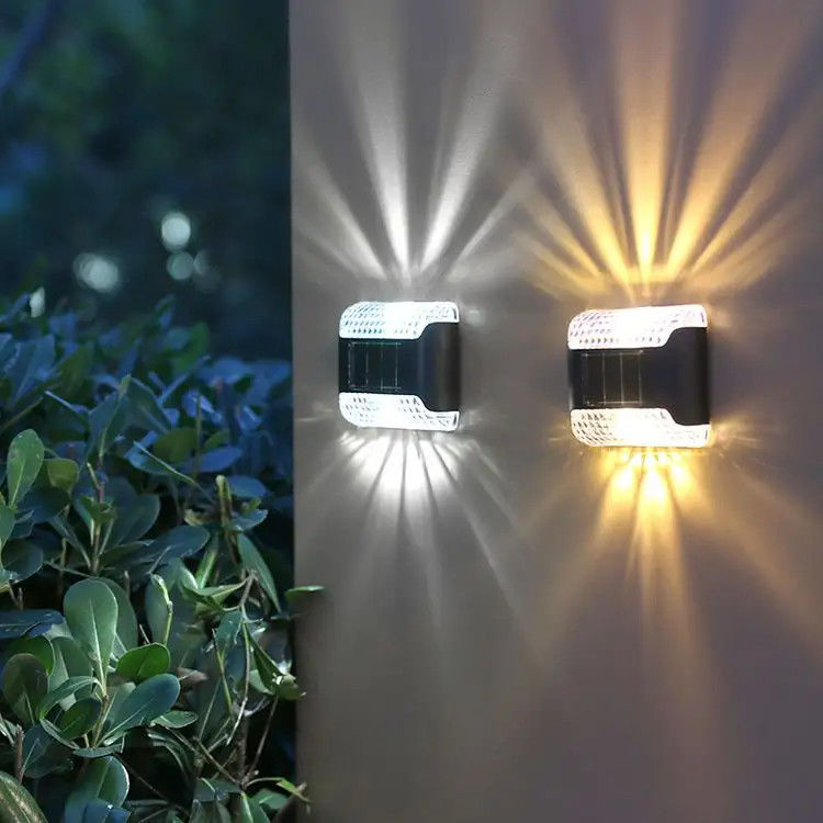 80 luminaires solaires lampe murale LED lampes solaires pour la décoration de jardin extérieur
