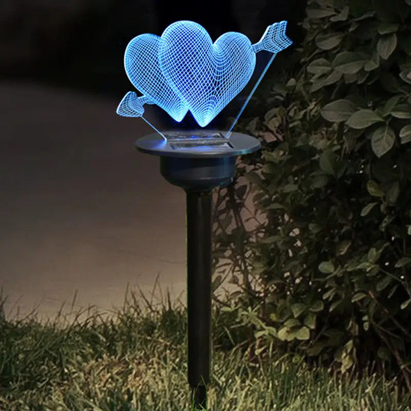 Lampes solaires acryliques à gazon de 90lm pour l'insertion sur le sol de la cour avec conception imperméable à l'eau IP65