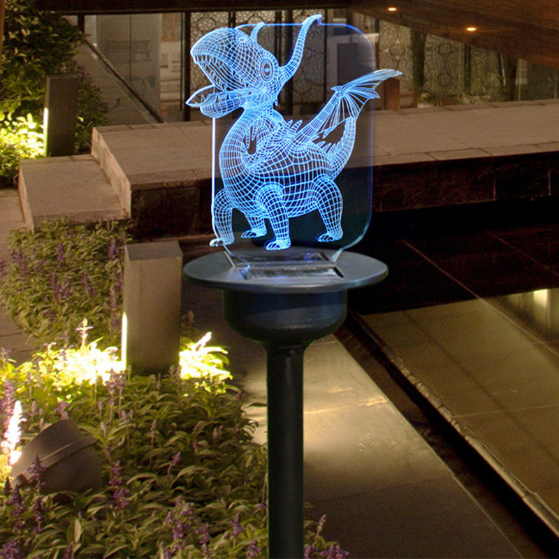 Lampes à LED solaires IP65 étanches à l'eau pour la décoration de la cour