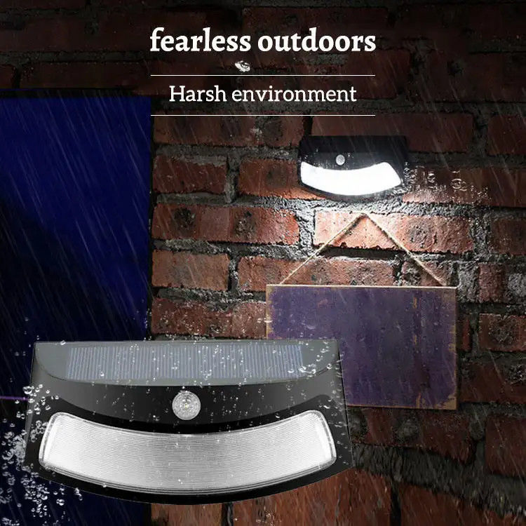 Lumières extérieures modernes 2V Solar Wall Light pour éclairage extérieur de porche