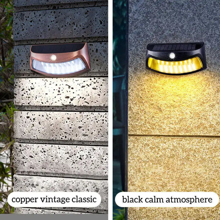 Lumières extérieures modernes 2V Solar Wall Light pour éclairage extérieur de porche