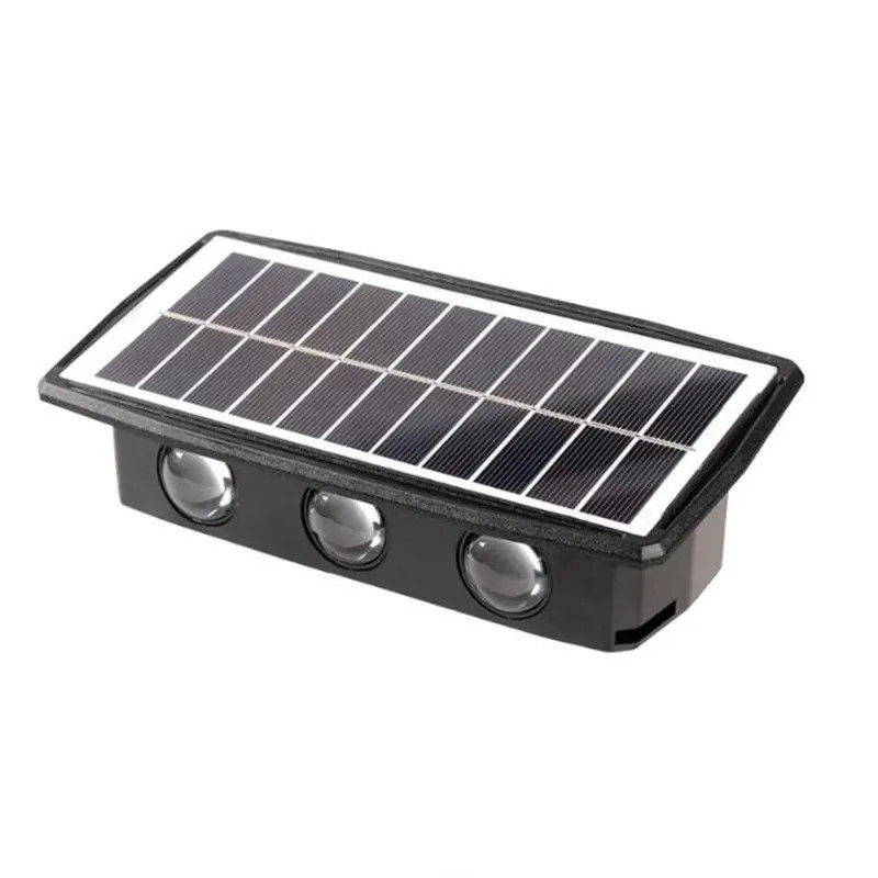 Lampes solaires pour balcon Lampes murales imperméables à l'eau Lampes pour éclairage extérieur haut et bas