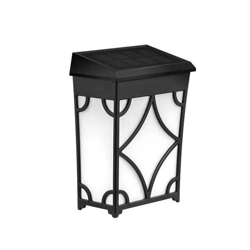 1.2V Voltage d'entrée Lampade à capteur de mouvement LED pour jardin extérieur Lampade murale solaire imperméable à l'eau