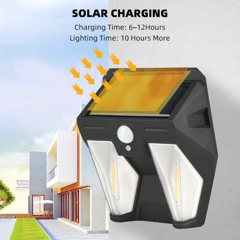 IP65 étanche à l'eau lampes solaires à filament de tungstène idéal pour la sécurité de jardin extérieur