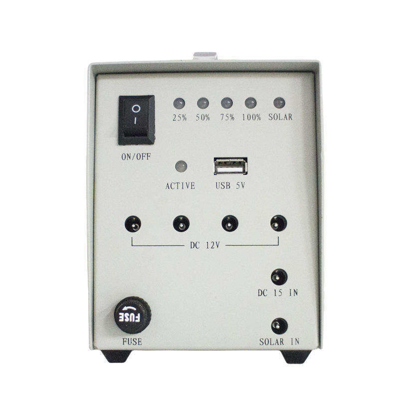 12 mètres carrés de portée d'irradiation mini kits portables d'énergie solaire pour le bureau à domicile