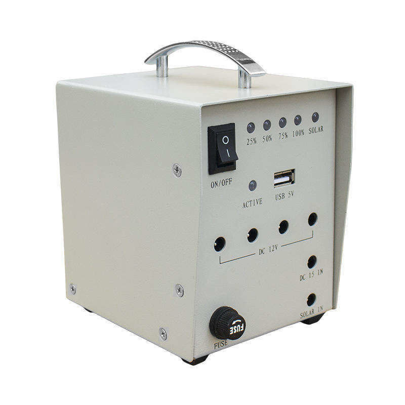 12 mètres carrés de portée d'irradiation mini kits portables d'énergie solaire pour le bureau à domicile