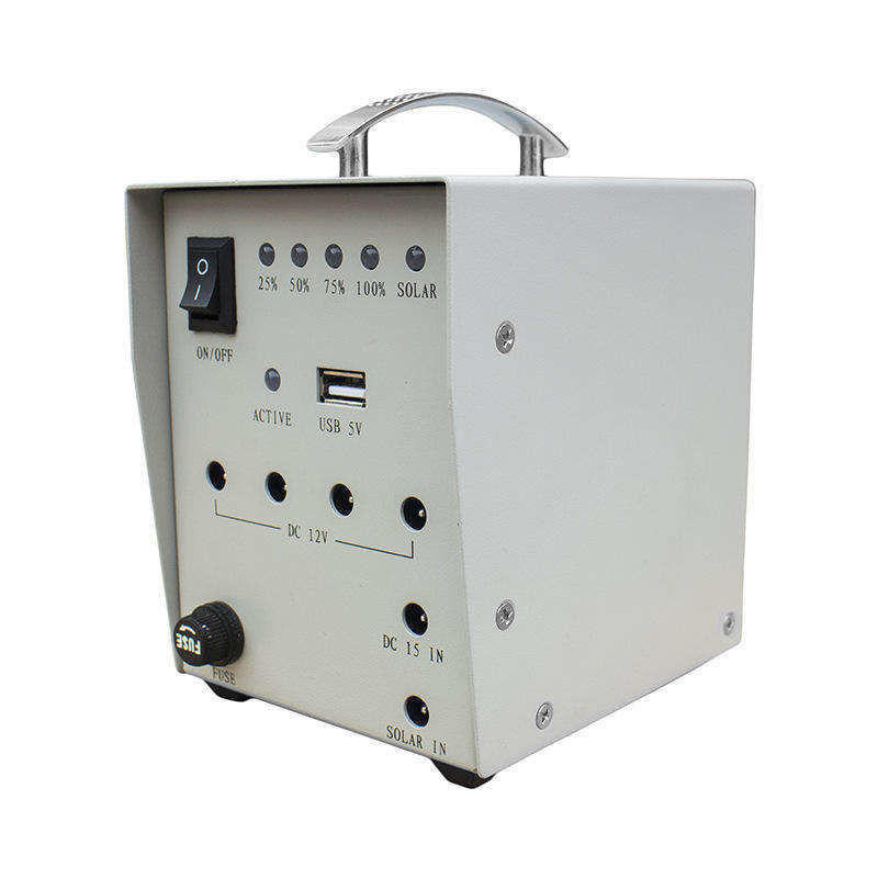 12 mètres carrés de portée d'irradiation mini kits portables d'énergie solaire pour le bureau à domicile