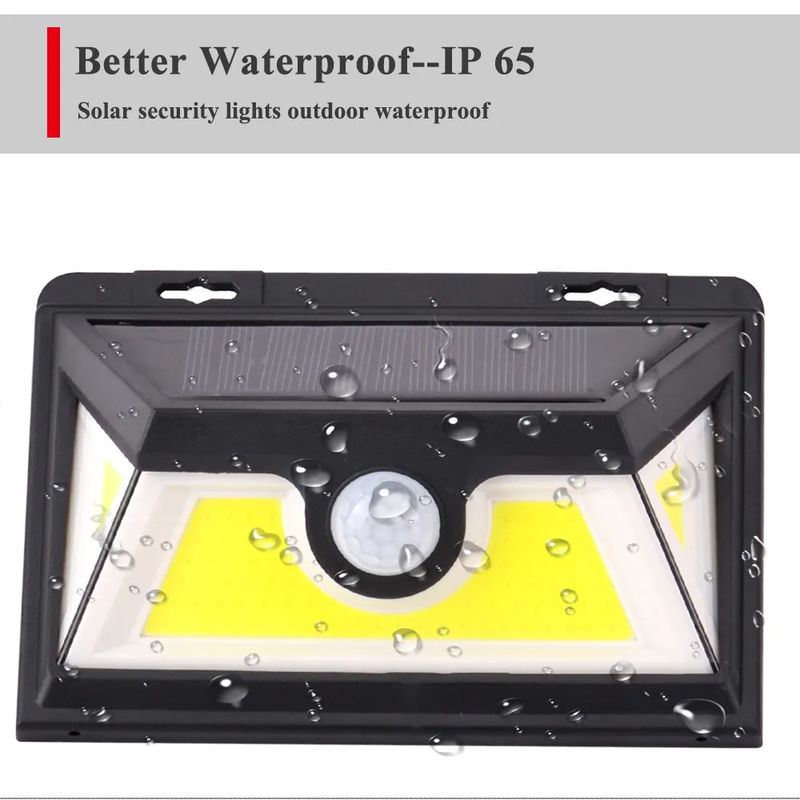IP65 étanche à l'eau LED lampe solaire murale avec capteur de mouvement