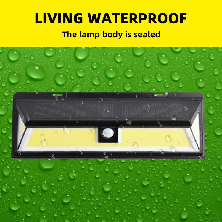 180 LED Cob Lumières solaires extérieures sans fil Capteur de mouvement