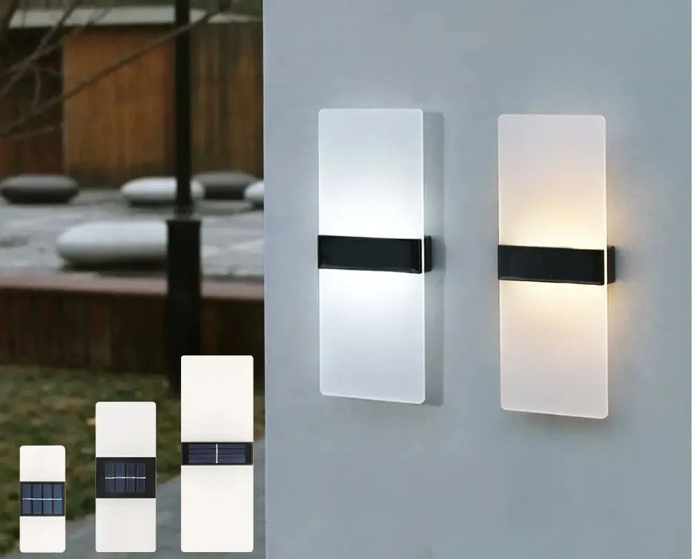 Lumière solaire pour murs extérieurs