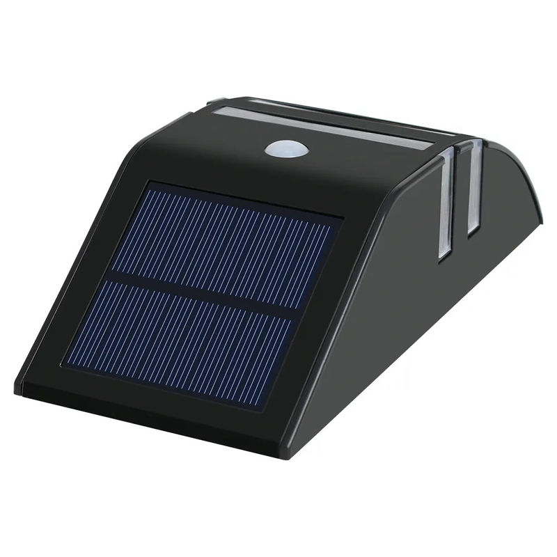 Capteur de mouvement solaire LED Lumière murale pour famille 4v 0.33w Monture murale 6000K Température de couleur
