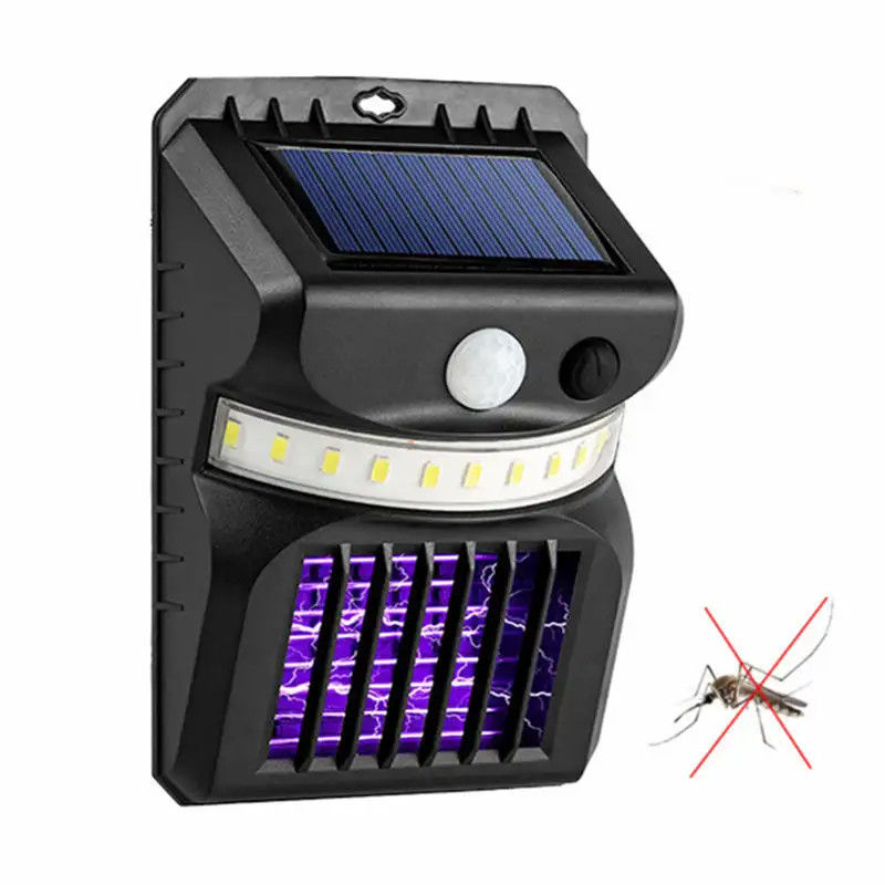 Lumière constante Lumière solaire anti-moustiques pour jardin extérieur 3-4 heures de travail