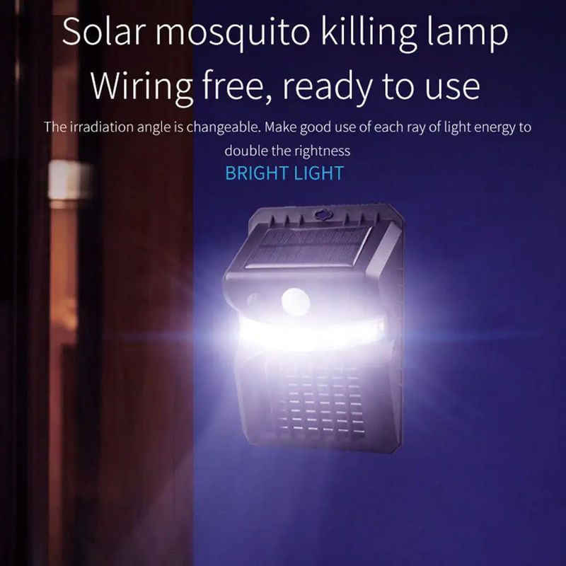 Lumière constante Lumière solaire anti-moustiques pour jardin extérieur 3-4 heures de travail