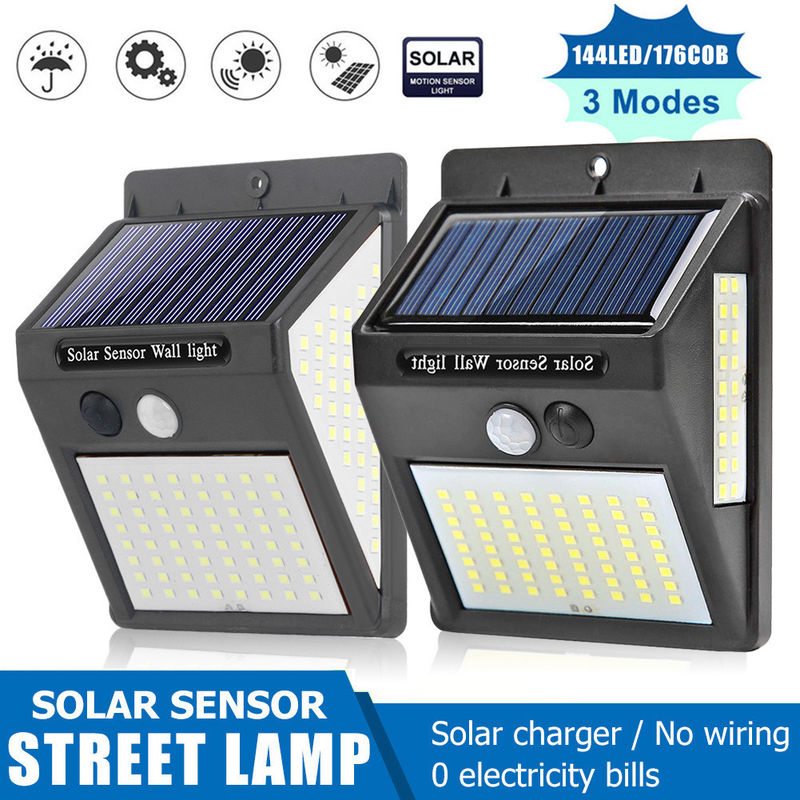 Lumière solaire 48 Cob LED Sensor de mouvement de sécurité