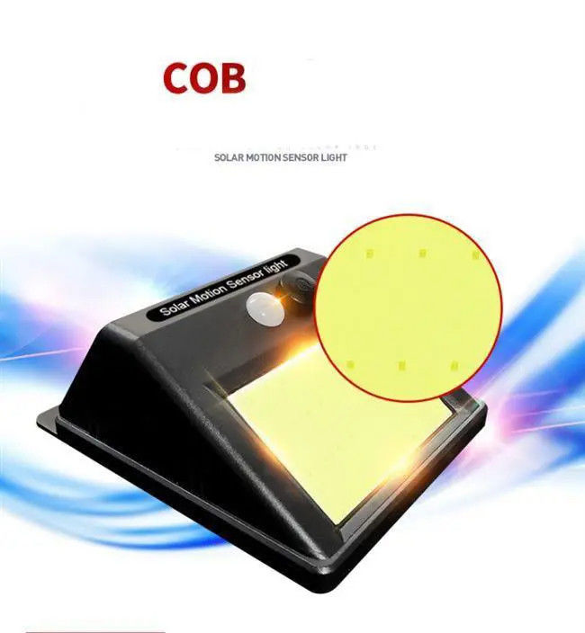 Lumière solaire 48 Cob LED Sensor de mouvement de sécurité