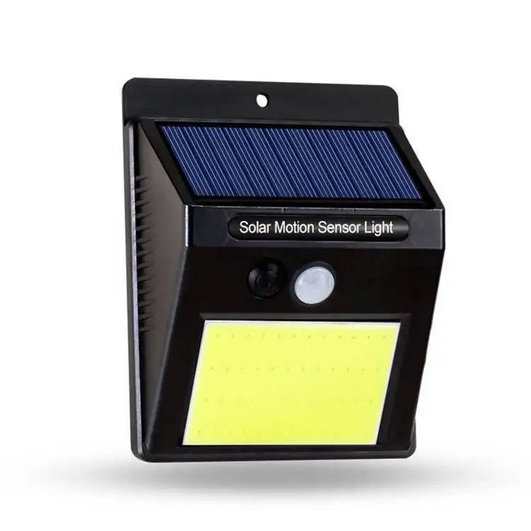 Éclairage solaire à paroi à 20 LED étanche à l'eau avec capteur de mouvement et température de couleur 5000K