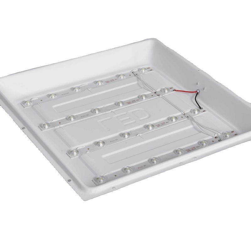 Aluminium PMMA 50w/75w Carré 600x600mm Panneau plat Lumière murale Plafond Panneau LED
